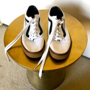 VANS WHITE GUM OLDSKOOL